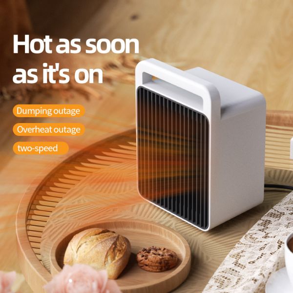 Portable Desktop Heater Lightweight and Portable 150*103*210MM for Office Room Home