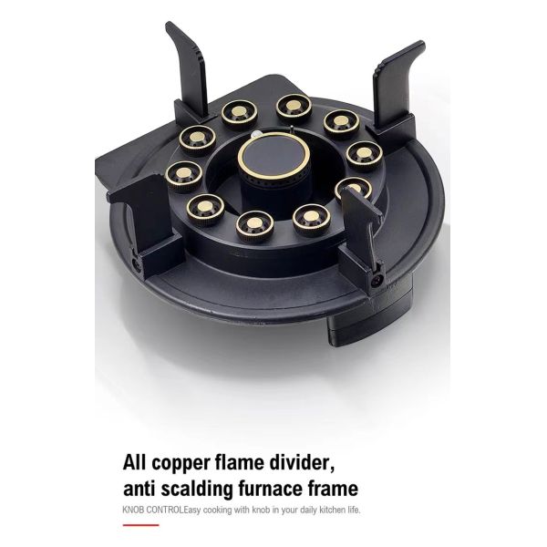 Electronic Ignition Gas Burner 2 3 4 5 6 Burner Cooker Stove Fashion Built-in Gas Hob
