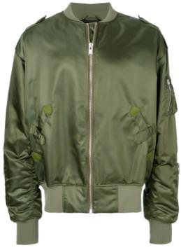 Waterproof Mens Woven Jacket , Breathable Custom Satin Bomber Coat Mens
