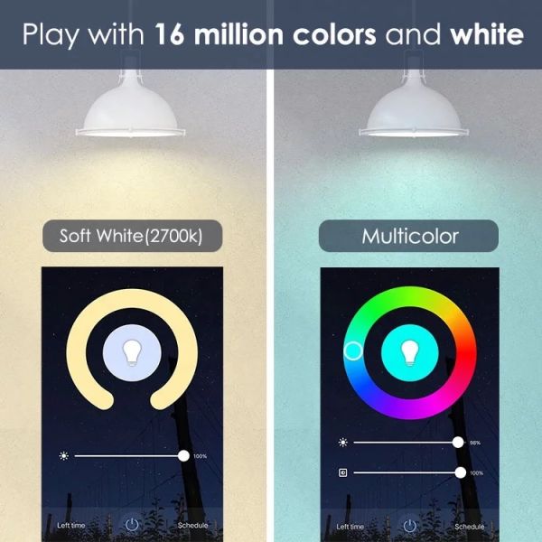 CE UKCA Certified 5W 120D Smart Wifi APP Voice Control GU10/MR16 LED Spot Light Hotel