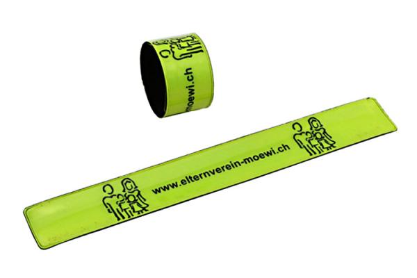 Popular Design Reflective Slap Wrap , Plastic Kids Slap Bracelets For Unisex Gender