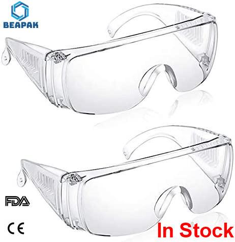 Pvc Material Medical Safety Goggles , Surgery Safety Glasses Fda Ce Certificate
