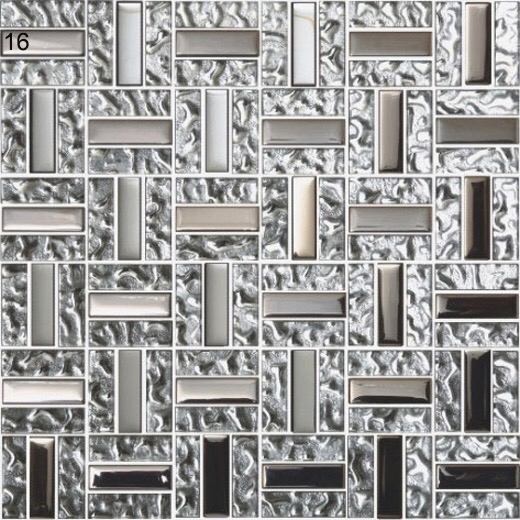 Wear-resistant Glass and Metal Swimming Pool Mosaics For Hotel