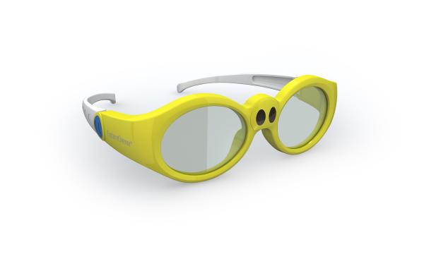 Cinema Stereo Digital Active 3D Glasses Artistic Design With Elegance Appearance