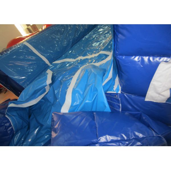 Escorrega de água inflável sem inclinação longo Escorrega de água nível inflável para crianças