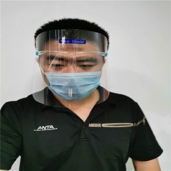 Customized Face Shield Material 0.2mm 0.25mm Clear Pet Film Plastic Sheet