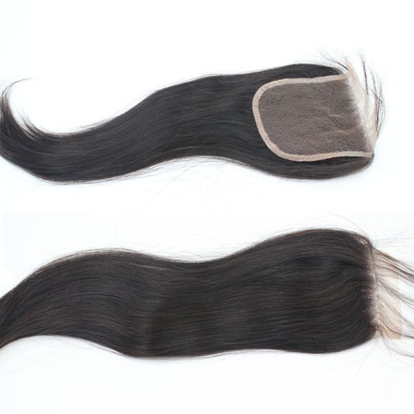 High Quality Half Hand Tied Indian Remy Hair Glueless Lace Front Wig With Baby Hair
