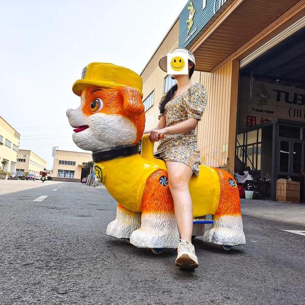 Child Realistic Electric Animal Ride for Amusement Park and Entertainment Park