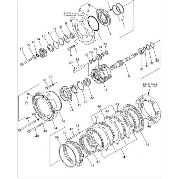 175-15-42721 1751542721 175-15-12715 1751512715 Friction Disc Plate