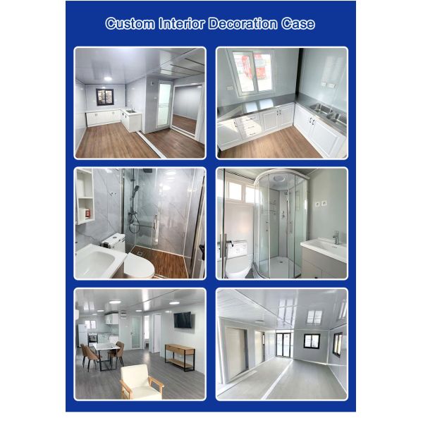 Customized Expandable Container House 2 Bedrooms Prefabricated Modular House