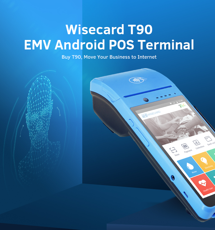 Дисплей клиента PTS PCI системы 2GB LPDDR3 Pos андроида PBOC Handheld