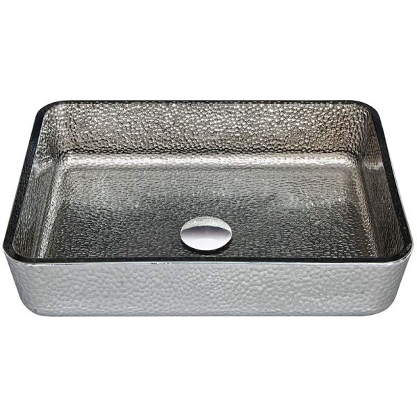 Серебр покрыл хромом прямоугольное над встречной раковиной Shinning мелкая раковина Bathroom сосуда