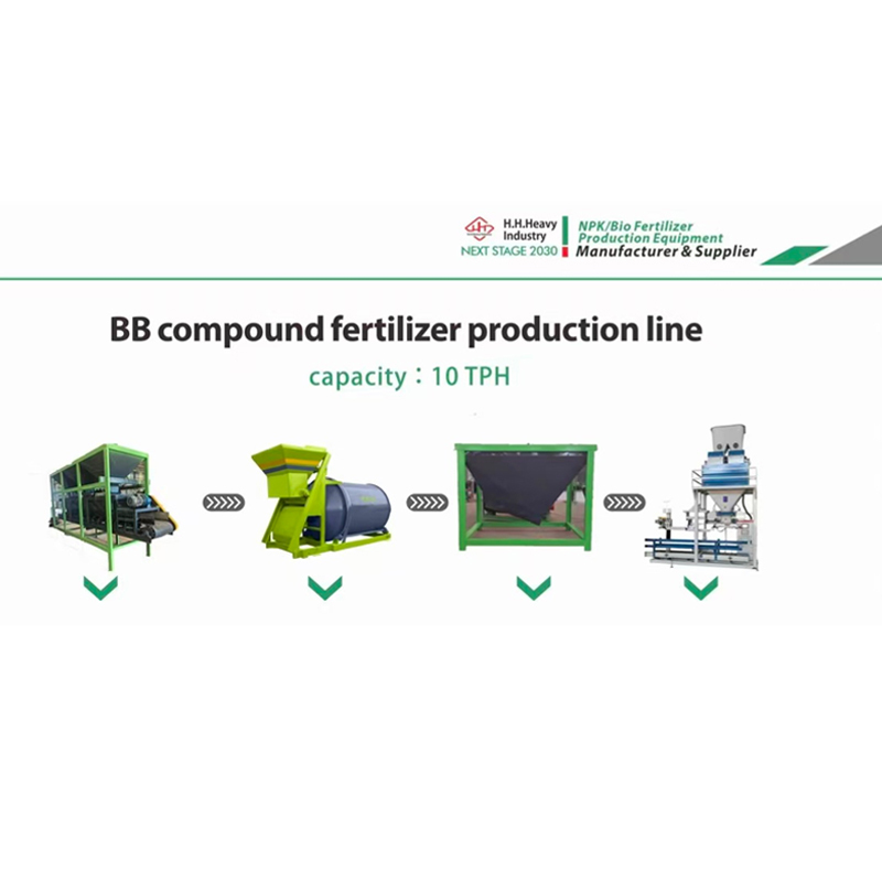 Compound Chemical Fertilizer Production Line Manure Granulator Equipment 75KW