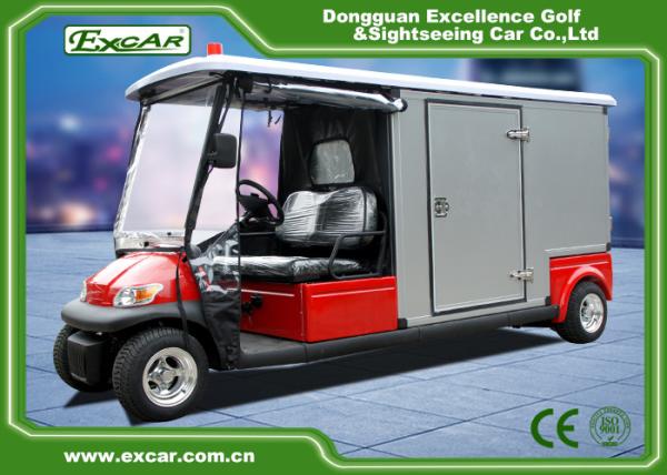 Carrinhos de golfe bondes da emergência do carro/clube da ambulância do seater 48V 2 VERMELHO