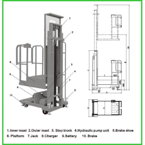 downLoadImg (15) Recolector aéreo de material vertical de aluminio semieléctrico