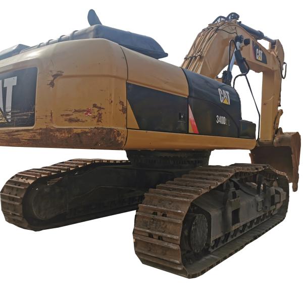 Excavadora de segunda mão CAT340D com projeto de aço macio e bomba hidráulica original