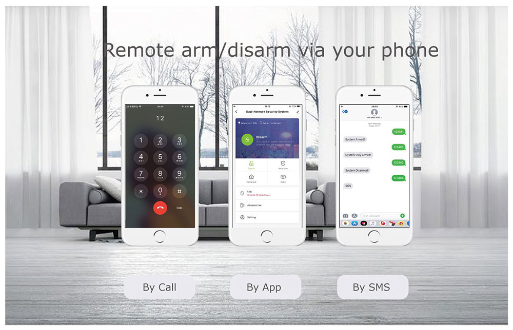 Детектор аварийной системы охранной сигнализации GSM SMS шкалы аварийной системы домашней безопасностью автоматический беспроводной