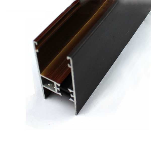 Wood Grain / Wood Finish Aluminium Profiles Home Furniture Accessories