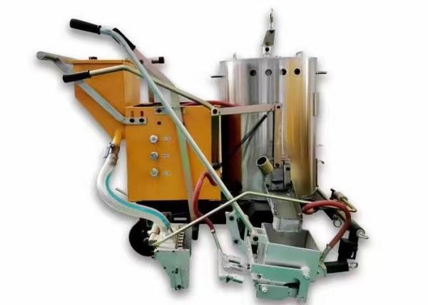 Hand Pushing Thermoplastic Road Line Marking Machine With 100L Paint Tank Capacity