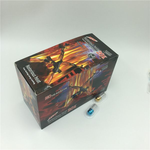 Материал упаковки отверстия двойника Гуле бумажной карты волдыря усиливающего агента энергии мухы мужской для капсулы