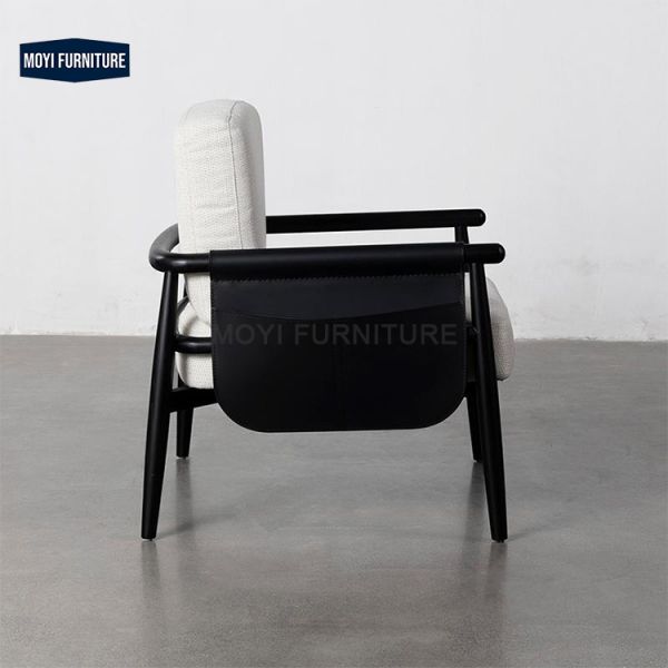 Solid Wood Frame Italian Style Armchair Teddy Velvet Fabric Lounge Chair for Hotel Living Room Dining Coffee Leisure Reading