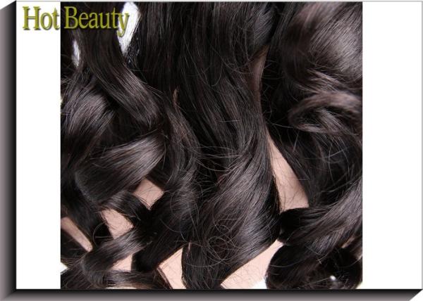 14 inch Virgin Lace Front Wig High Density Loose Wave , Glueless Wig