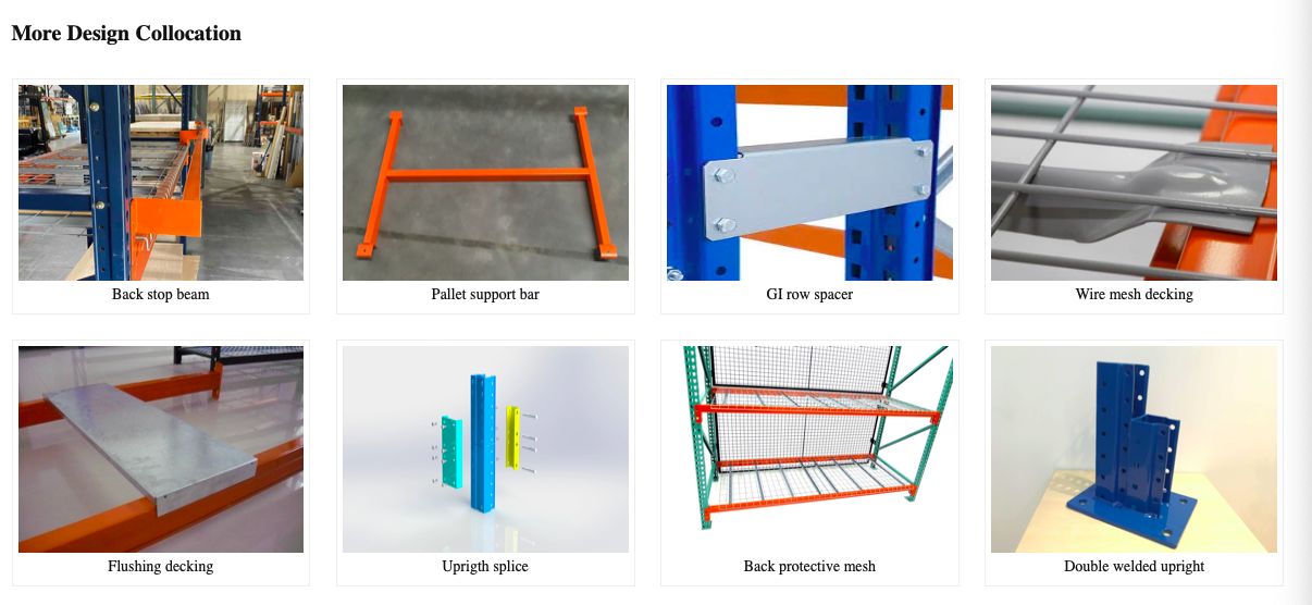 Powder Coated Heavy Duty Industrial Storage Racks , Warehouse Storage Rack Systems