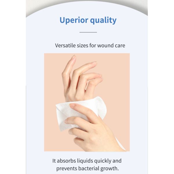 30g Non-Sterile Medical Gauze Pads CF220410*10/7.5*7.5/5*5cm