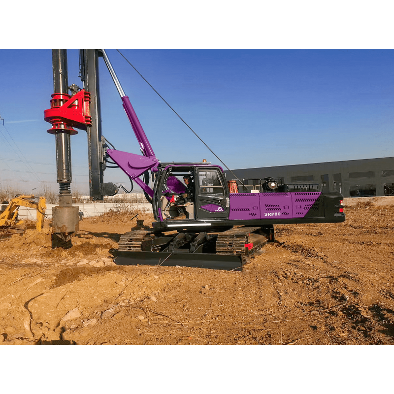 Wheel Mounted Rotary Drilling Rig Slope Stabilization Projects Engineering Drilling Machine