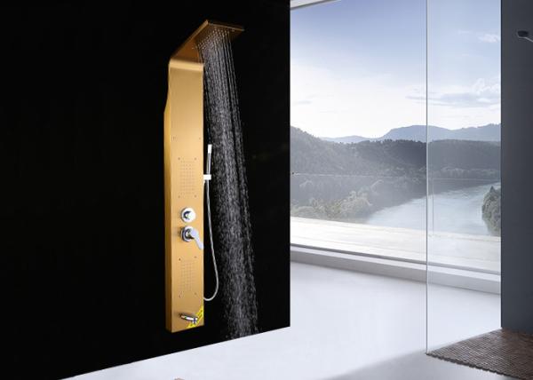 Rainfall Top Sprayer Shower Head Panel , Stainless Steel Shower Panel ROVATE