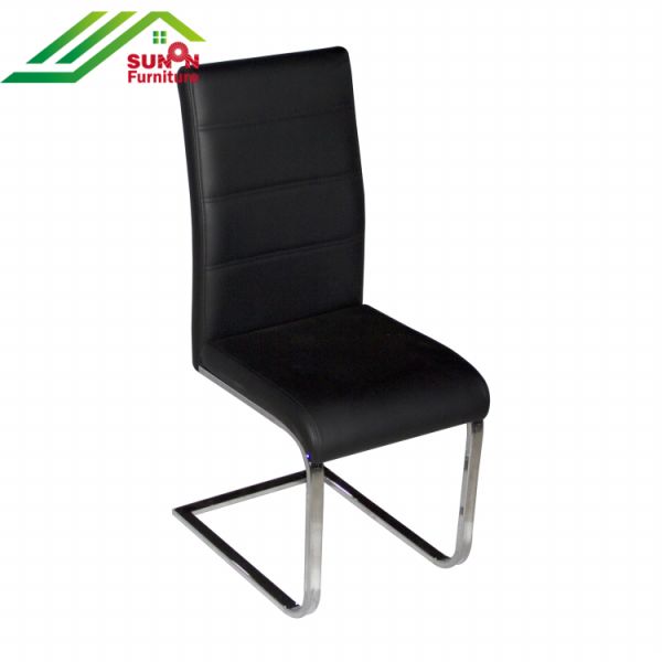 Chrome Finish 41cm 60KGS 0.25m3 Modern Dining Chair