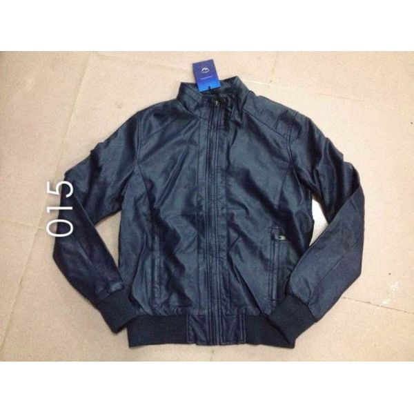 15  Men's pu fashion jacket coat stock