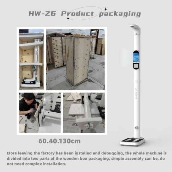 end Precision Sensor Folding Height and Weight Scale G.W 31kg Weight Division 0.1kg