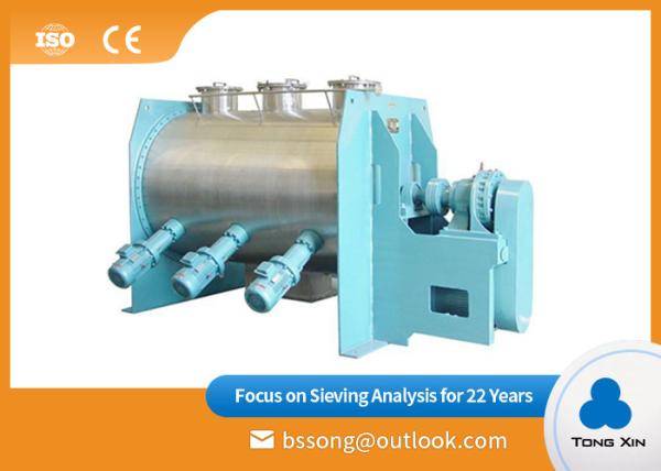 Slot Type  Industrial Powder Mixer 304/316SS Durable Horizontal Plough Mixer