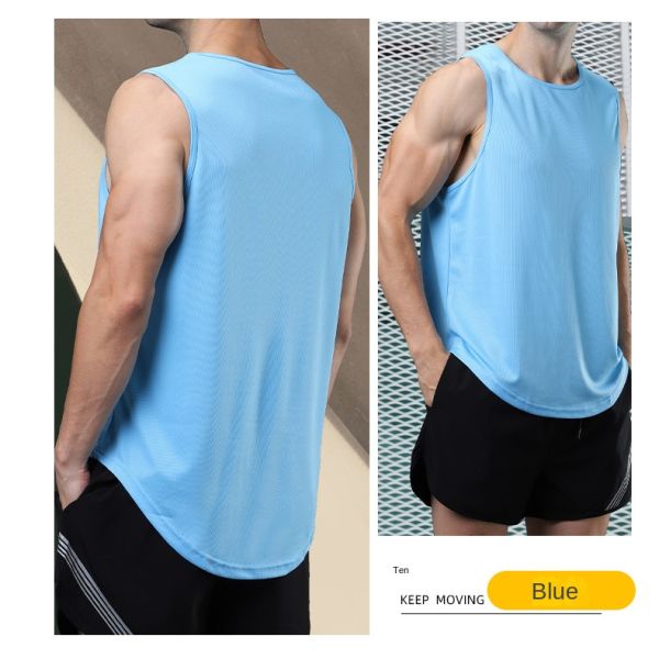 Digital Printing XMAMLON OEM RTS QUICK DRY Gym Marathon Running Vest for Men's Fitness