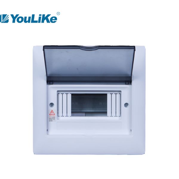 Plastic Electrical Mcb Consumer Unit Distribution Box 7 Way Surface Mounted