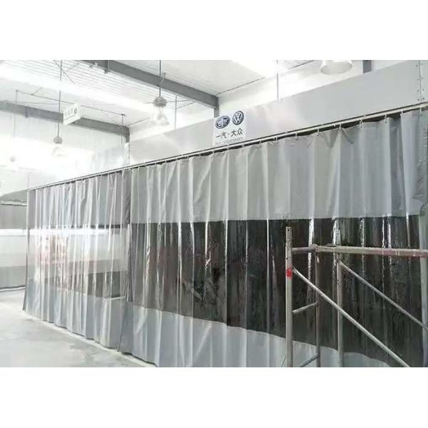 Pre Station Double Bay Preparation Station with Zero Level Entry and Rear PVC Curtains for Enhanced Safety and Air Extraction