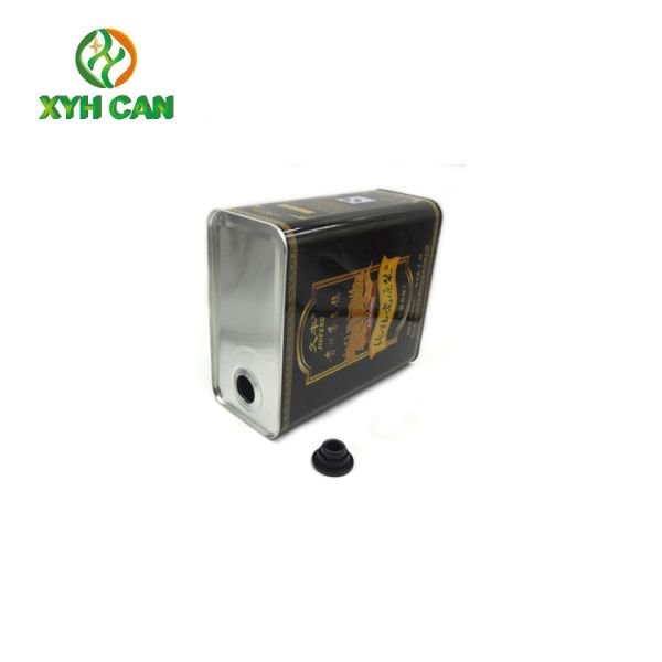 Olive Oil Tin Can of Professional with Plug Lid 260ml - 300ml Customized Design