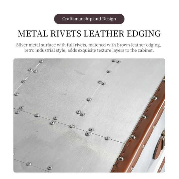 Nidea #317 Aviator Retro Industrial Loft Style Vintage TV Stand Cabinet for Living Room Villas Unit