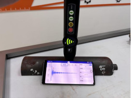 EMAT thickness gauge (ElectroMagnetic Acoustic Transducer)