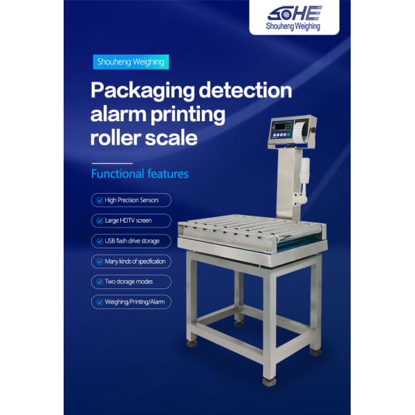 SOHE A1SP 500kg Packaging Detection Alarm Light LED Display and Customization Options