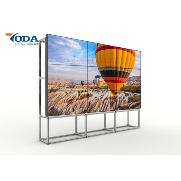 Multi-Screen 500CD/M2 LCD Video Wall Display Splicing Video Wall 55 Inch