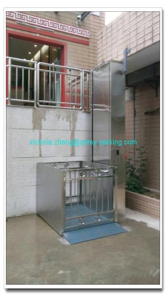 3M,  6M China Electric Residential Hydraulic Elevator For Old People