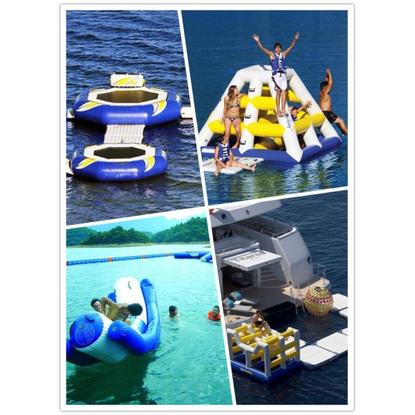 Customized Inflatable Water Park Water Sports Equipment Digital Printing