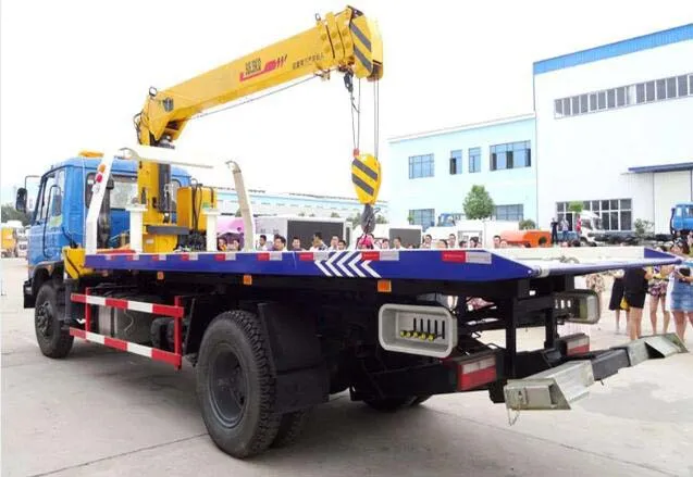 Dongfeng Recovery Towing Trucks Road Accident Rescue Truck with 40t Crane 360degree Rotation Wrecker Tow Truck