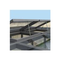 Electric Or Manual Skylight With Welded Aluminum Frame And Horizontal Opening Pattern