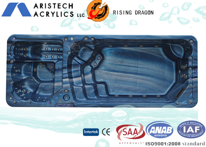 Portable Whirlpool Massage Outdoor Bathtubs, 5 x Seats + 1 x Full Body Lounge + Swim Area