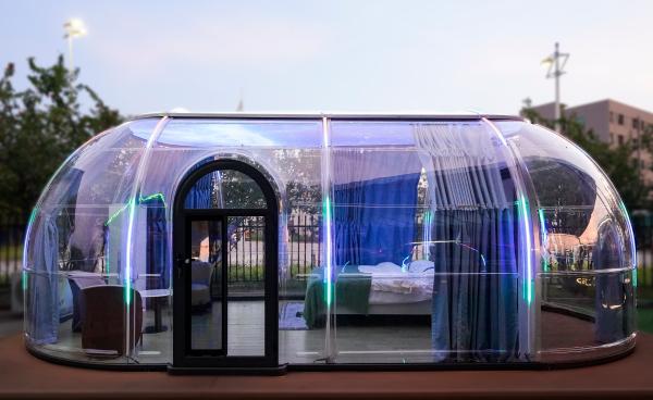 Double Dome Tent Hot Sale Clear Bubble Dome Tent Transparent Round Spots Small Dome Tent