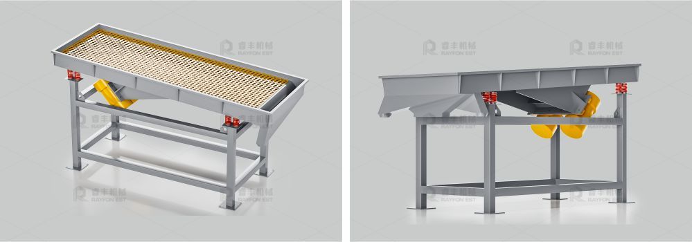 Plastic Recycling Vibrating Screen Machine 300-2000kg/H 3 Phase