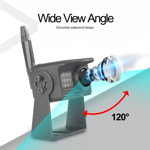 Fixing Bracket IP69K Wireless HD Reverse Camera 7 Inch Monitor